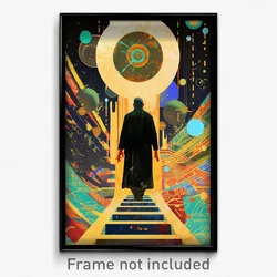 Movie Art Poster - Far March (Psychedelic Trippy Weird Retro Cartoon Film Print)