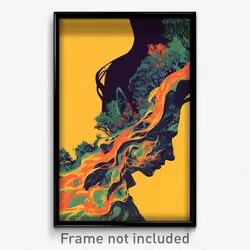 Bollywood Movie Poster - Imperfect Maw (India Retro Hindi Film Art Print)