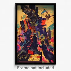 Spanish Movie Poster - Hidden Stockade (Spain Psychedelic Art Retro Film Print)