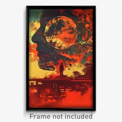 Bollywood Movie Poster - Vacant Jetty (India Retro Hindi Film Art Print)