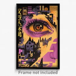 German Movie Poster - Coarse Belfry (Germany Psychedelic Art Retro Film Print)