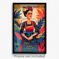 Mexican Movie Poster - Woman Feeling Boredom, Vivid Waist Apron (Art Print)