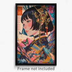 Vietnamese Movie Poster - Girl Feeling Grinning, Orderly Gold Choker (Art Print)