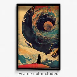 Icelandic Movie Poster - Incredible Hurricane (Iceland Retro Film Art Print)