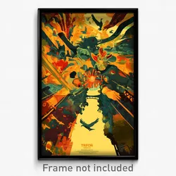French Movie Poster - Standard Catwalk (France Psychedelic Art Retro Film Print)