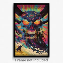 Mexican Movie Poster - Stunning Runoff (Mexico Psychedelic Art Retro Film Print)
