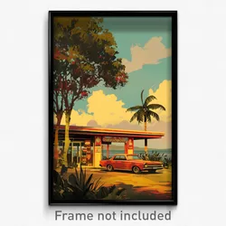 Brazilian Movie Poster - Zigzag Car Dealership (Brazil Retro Film Art Print)