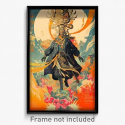 Chinese Movie Poster - Man Feeling Insightful, Antique Maid (China Art Print)