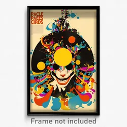 German Movie Poster - Peaceful Circus (Germany Psychedelic Art Retro Film Print)