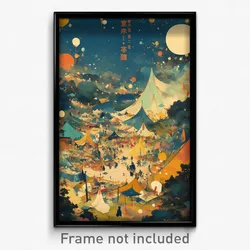 Chinese Movie Poster - Wooden Encampment (China Retro Film Art Print)