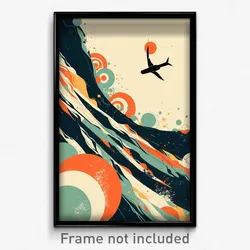 Greek Movie Poster - Agitated Sushi (Greece Psychedelic Art Retro Film Print)