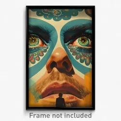 Mexican Movie Poster - Neat Column (Mexico Psychedelic Art Retro Film Print)