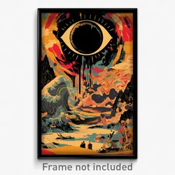Greek Movie Poster - Massive Pen (Greece Psychedelic Art Retro Film Print)