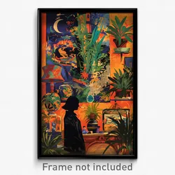 Mexican Movie Poster - Green Pub (Mexico Psychedelic Art Retro Film Print)