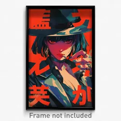 Chinese Movie Poster - Girl Feeling Fury, Glorious Fedora (China Film Art Print)