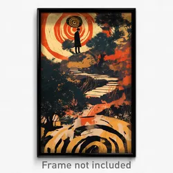 Bollywood Movie Poster - Webbed Grass (India Retro Hindi Film Art Print)