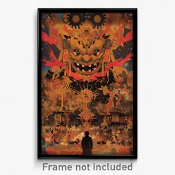 Indonesian Movie Poster - Enchanted Route (Indonesia Retro Film Art Print)