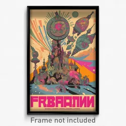 Russian Movie Poster - Frosty Wasteland (Russia Retro Film Art Print)