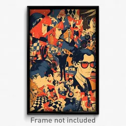 Brazilian Movie Poster - Colorless Snowfields (Brazil Retro Film Art Print)