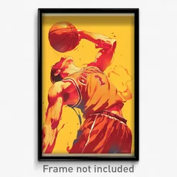 Spanish Movie Poster - Man Feeling Self Loathing, Wooden Basketball Uniform