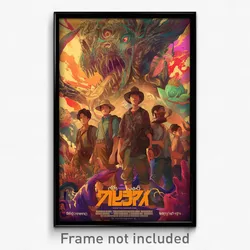 Thai Movie Poster - Acidic Woods (Thailand Psychedelic Art Retro Film Print)