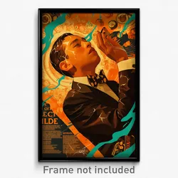 Mexican Movie Poster - Boy Feeling Undermined, Vivid Orange Bowtie (Art Print)