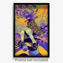 Art Poster - Rubbery Folly (Psychedelic Trippy Weird 11x17 Print)