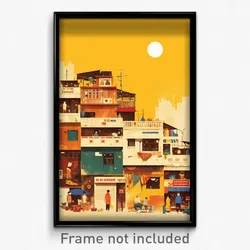 Bollywood Movie Poster - Conventional Canadian City (India Hindi Film Art Print)
