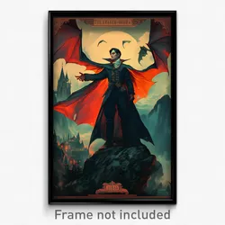 German Movie Poster - Boy Feeling Vicious, Glorious Vampire Costume (Art Print)