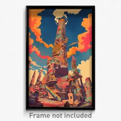 Spanish Movie Poster - Vivacious Chimney (Spain Retro Film Art Print)