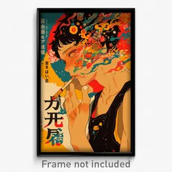 Japanese Movie Poster - Boy Feeling Ennui, Black And White Tank Top (Art Print)