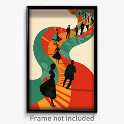 Spanish Movie Poster - Gigantic Path (Spain Psychedelic Art Retro Film Print)