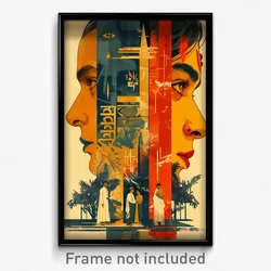Bollywood Movie Poster - Nice Wild (India Retro Hindi Film Art Print)