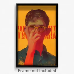 Spanish Movie Poster - Boy Feeling Dominant, Yellowish Grey Framed Eyewear