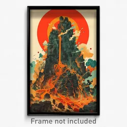 Vietnamese Movie Poster - Marvelous Lava Fields (Vietnam Retro Film Art Print)