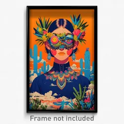Mexican Movie Poster - Evergreen Well (Mexico Psychedelic Art Retro Film Print)