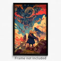Icelandic Movie Poster - Immaculate Hearth (Iceland Retro Film Art Print)