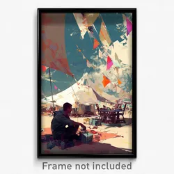Art Poster - Measly Encampment (Psychedelic Trippy Weird 11x17 Print)