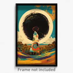 Spanish Movie Poster - Graceful Black Hole (Spain Retro Film Art Print)