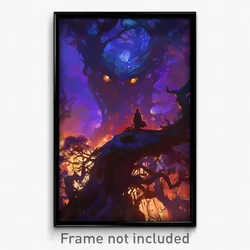 Art Poster - Enchanted Turn (Psychedelic Trippy Weird 11x17 Print)