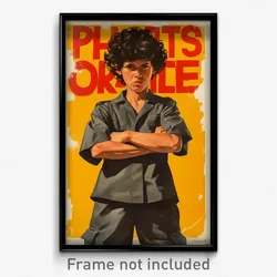 Mexican Movie Poster - Boy Feeling Infuriated, Humble Jumpsuit (Art Print)