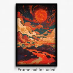 Greek Movie Poster - Voluminous Barrow (Greece Psychedelic Art Retro Film Print)