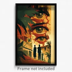 Brazilian Movie Poster - Brilliant Attic (Brazil Retro Film Art Print)