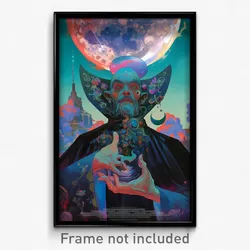 Icelandic Movie Poster - Marvelous Moon (Iceland Retro Film Art Print)