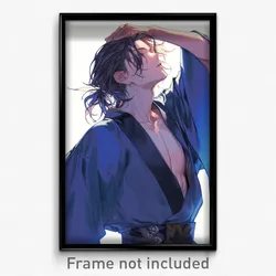 Art Poster - Man Feeling Love Wearing Stupendous Wide Sleeves (Print)