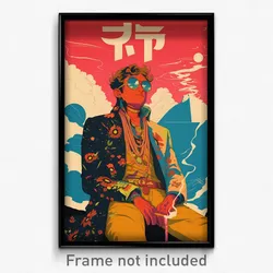 Bollywood Movie Poster - Boy Feeling Anticipation. Asymmetrical Wings