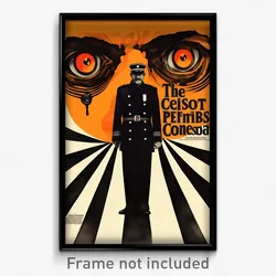 German Movie Poster - Man Feeling Homesickness, Made Up Black Footwear (Print)