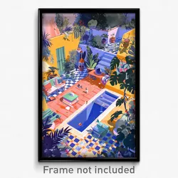 Art Poster - Alive Counting House (Psychedelic Trippy Weird 11x17 Print)