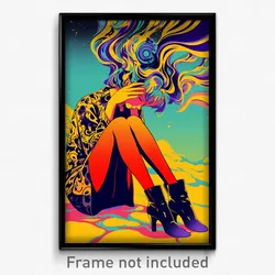 Movie Art Poster - Woman Feeling Loathing, Smooth Ankle Boots (Retro Film Print)