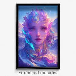 Art Poster - Elegant Snowfields (Psychedelic Trippy Weird 11x17 Cartoon Print)